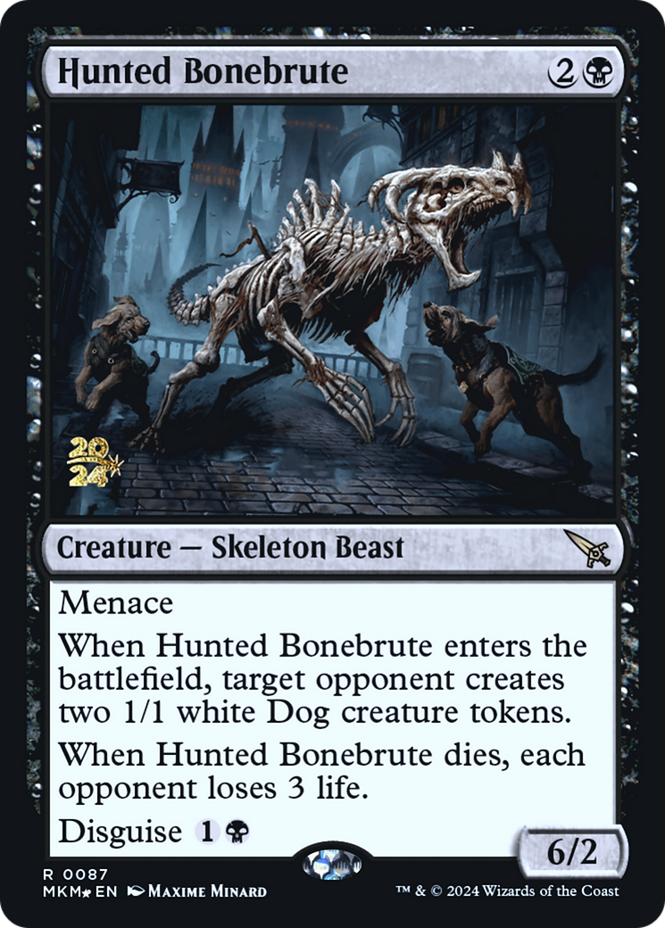 Hunted Bonebrute [Murders at Karlov Manor Prerelease Promos] | D20 Games