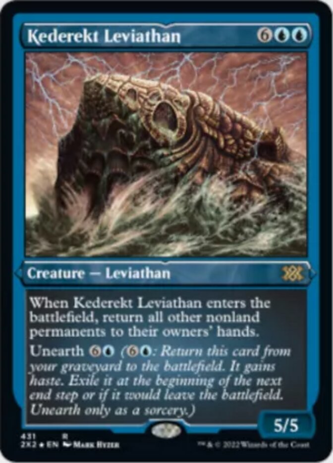 Kederekt Leviathan (Foil Etched) [Double Masters 2022] | D20 Games