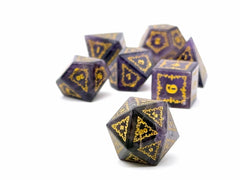 Holiday Orc Mystery Gemstone or Glass Dice Set with Premium Holiday Book Tin: Single | D20 Games