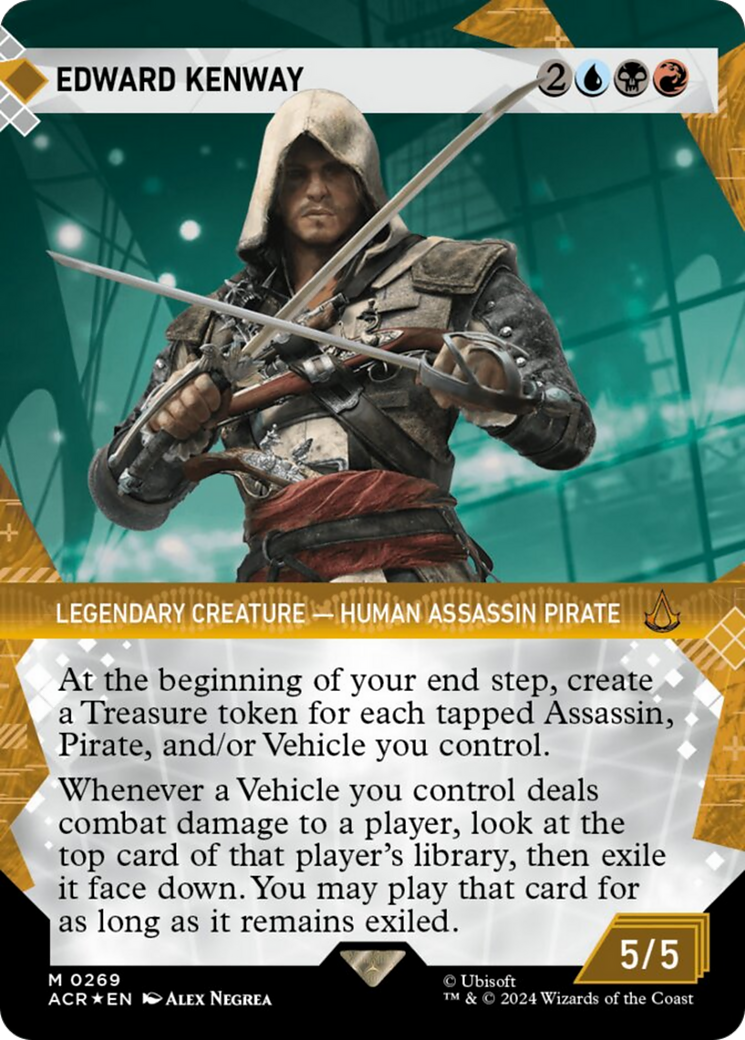 Edward Kenway (Showcase) (Textured Foil) [Assassin's Creed] | D20 Games