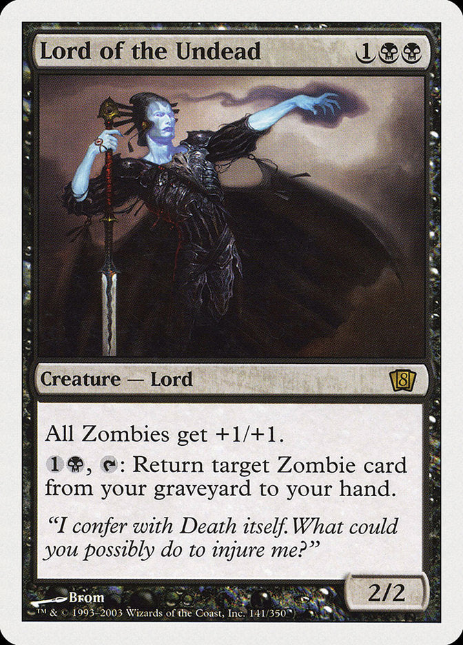 Lord of the Undead (8th Edition) [Oversize Cards] | D20 Games