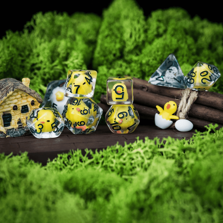 Chicken Farm RPG Dice Set