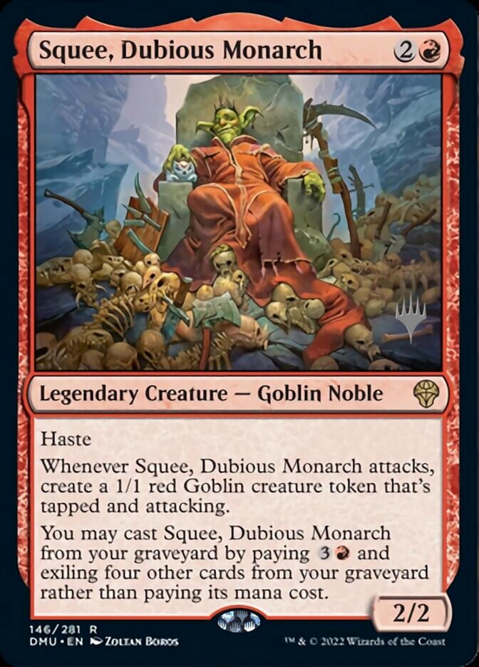 Squee, Dubious Monarch (Promo Pack) [Dominaria United Promos] | D20 Games