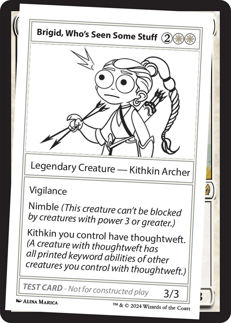 Brigid, Who's Seen Some Stuff [Mystery Booster 2 Playtest Cards] | D20 Games