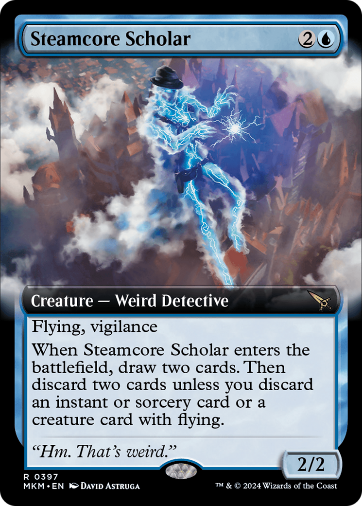 Steamcore Scholar (Extended Art) [Murders at Karlov Manor] | D20 Games