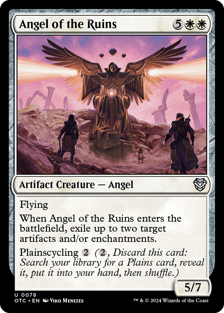 Angel of the Ruins [Outlaws of Thunder Junction Commander] | D20 Games