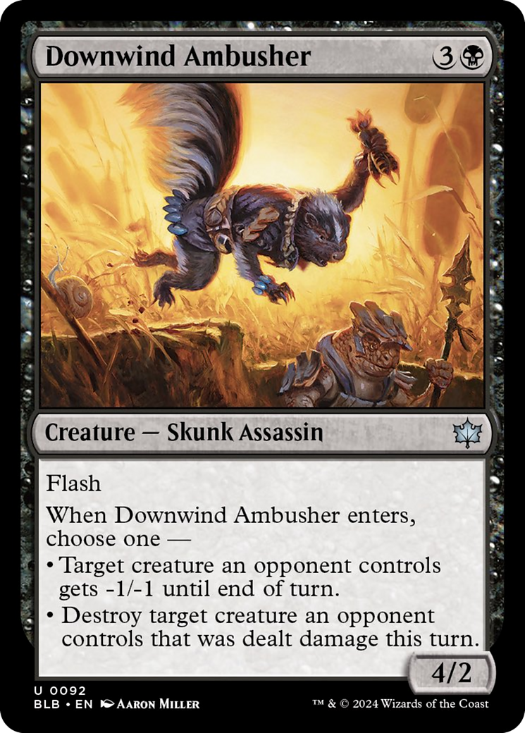 Downwind Ambusher [Bloomburrow] | D20 Games