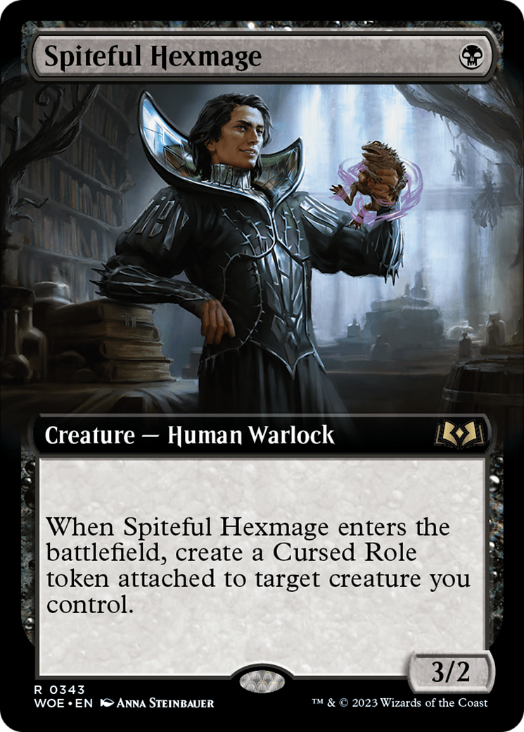 Spiteful Hexmage (Extended Art) [Wilds of Eldraine] | D20 Games