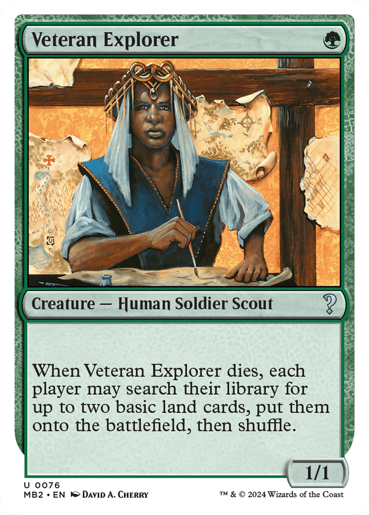 Veteran Explorer (White Border) [Mystery Booster 2] | D20 Games