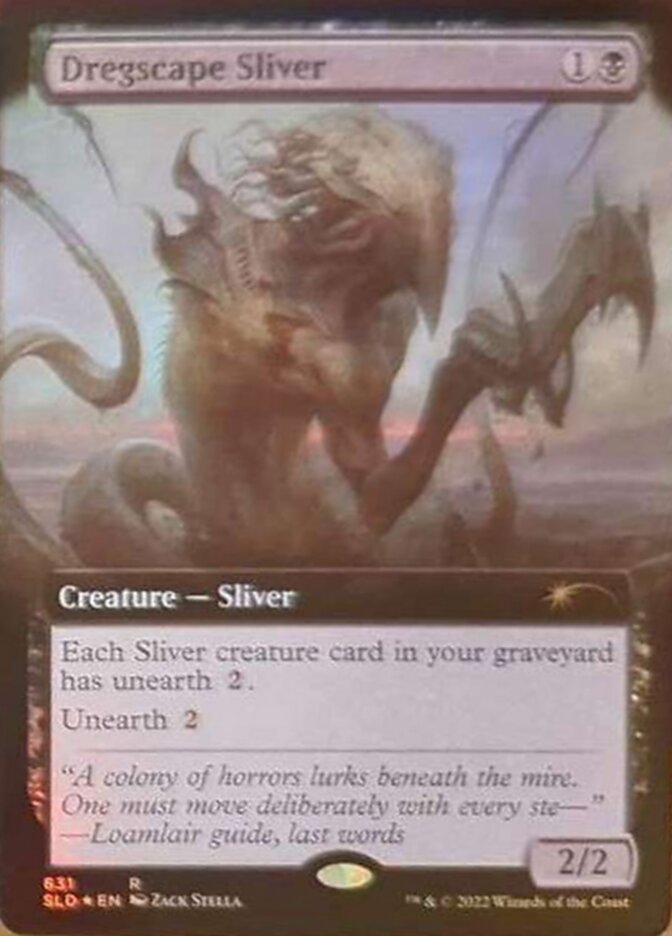 Dregscape Sliver (Extended Art) [Secret Lair Drop Promos] | D20 Games