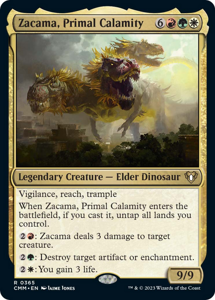 Zacama, Primal Calamity [Commander Masters] | D20 Games