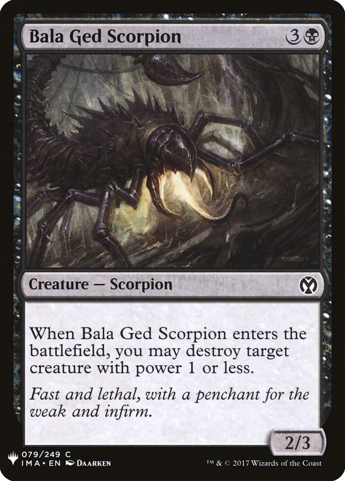 Bala Ged Scorpion [Mystery Booster] | D20 Games