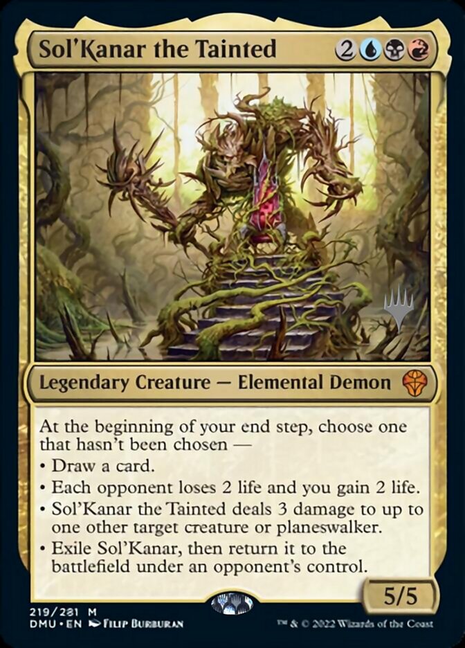 Sol'Kanar the Tainted (Promo Pack) [Dominaria United Promos] | D20 Games