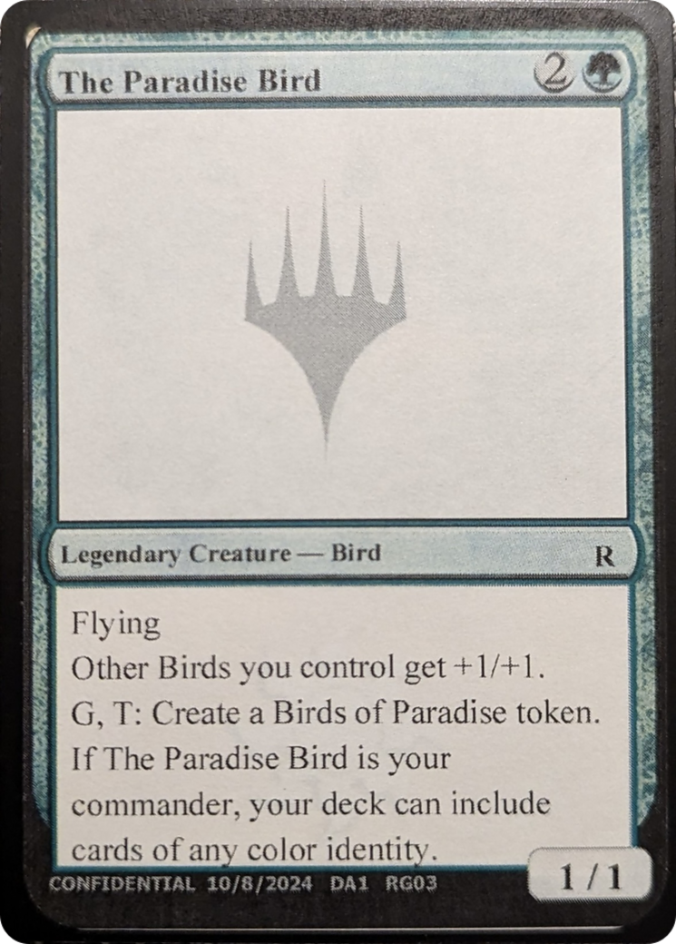 The Paradise Bird [Mystery Booster 2 Playtest Cards] | D20 Games