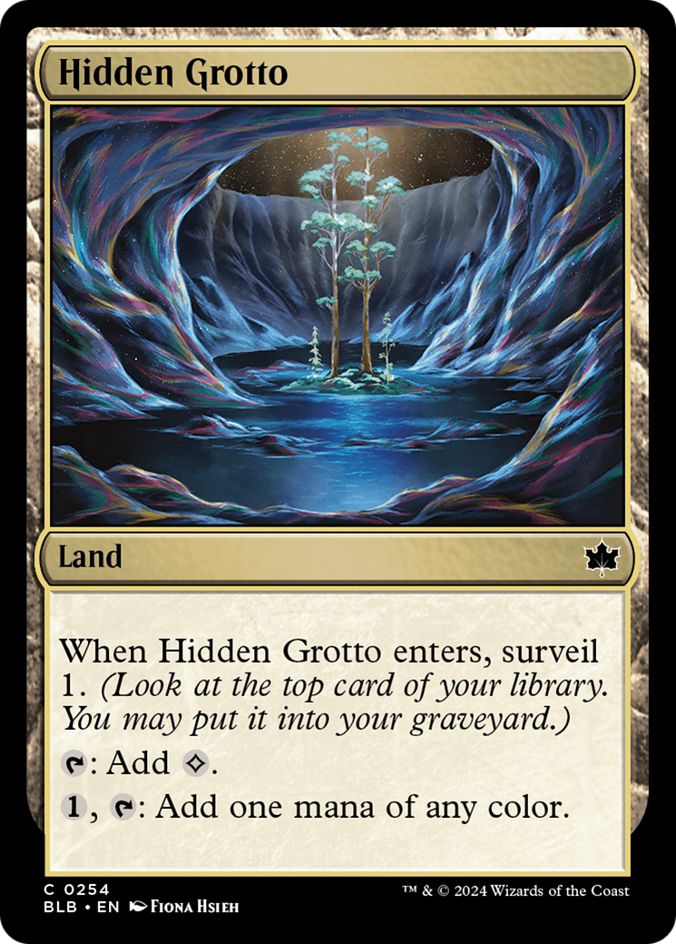 Hidden Grotto [Bloomburrow] | D20 Games