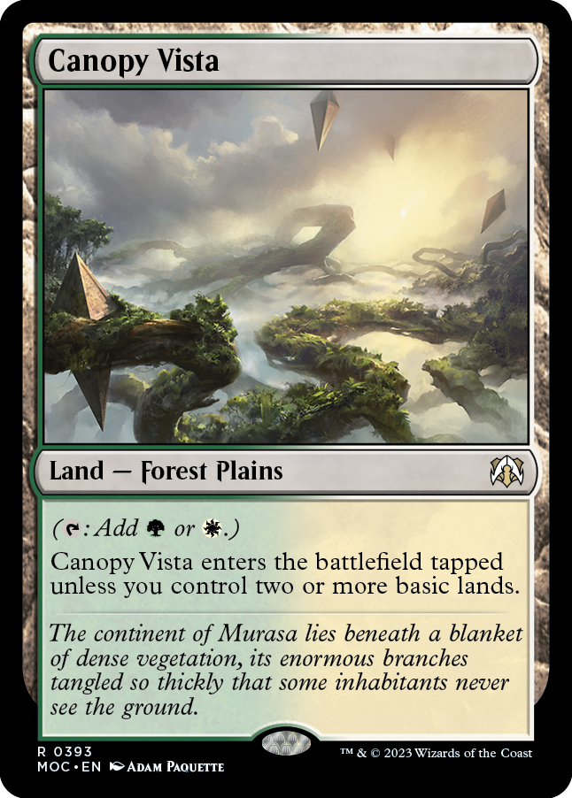 Canopy Vista [March of the Machine Commander] | D20 Games