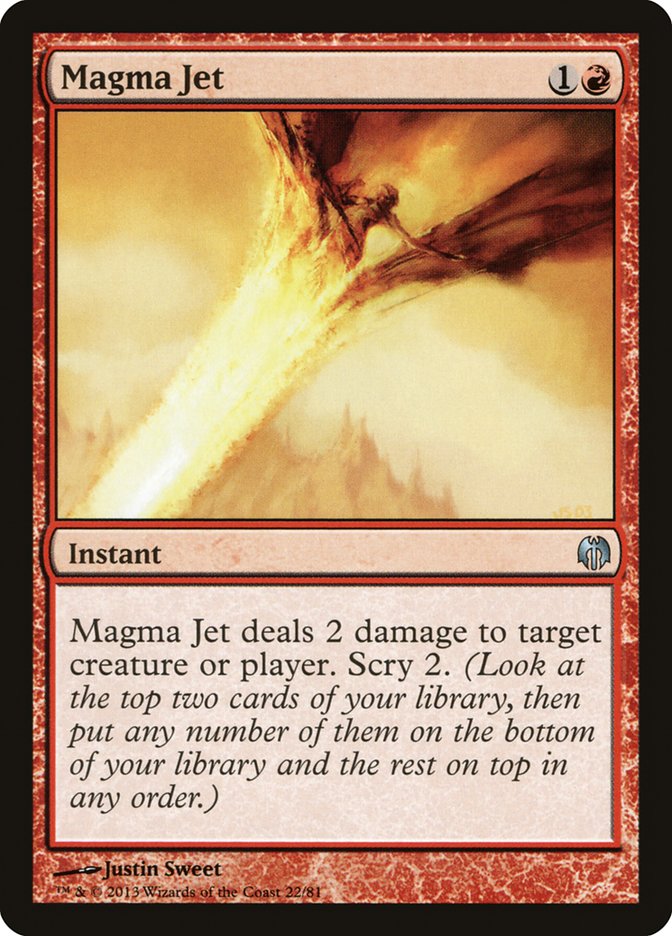 Magma Jet [Duel Decks: Heroes vs. Monsters] | D20 Games