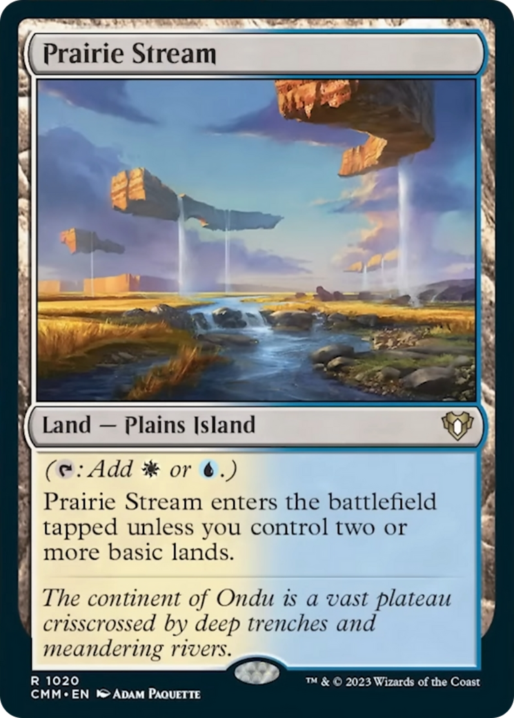 Prairie Stream [Commander Masters] | D20 Games