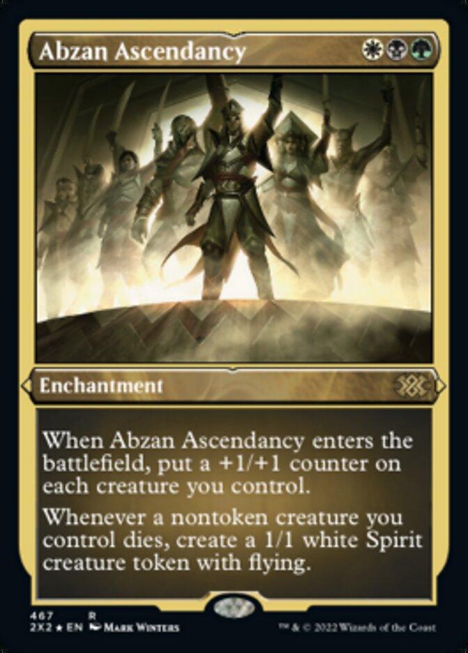 Abzan Ascendancy (Foil Etched) [Double Masters 2022] | D20 Games