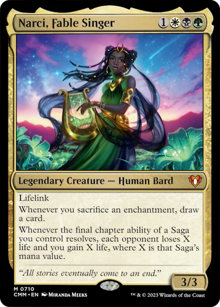 Narci, Fable Singer [Commander Masters] | D20 Games