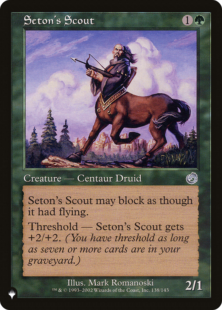 Seton's Scout [The List Reprints] | D20 Games