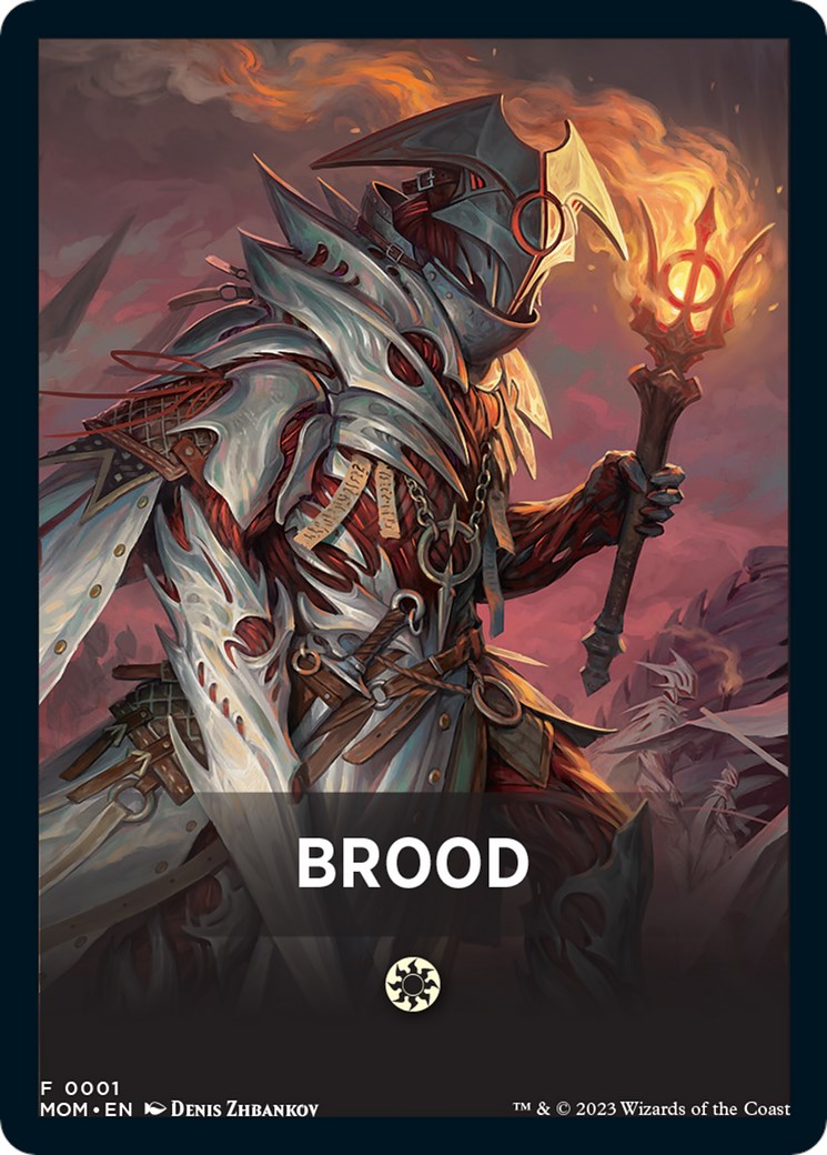 Brood Theme Card [March of the Machine Tokens] | D20 Games