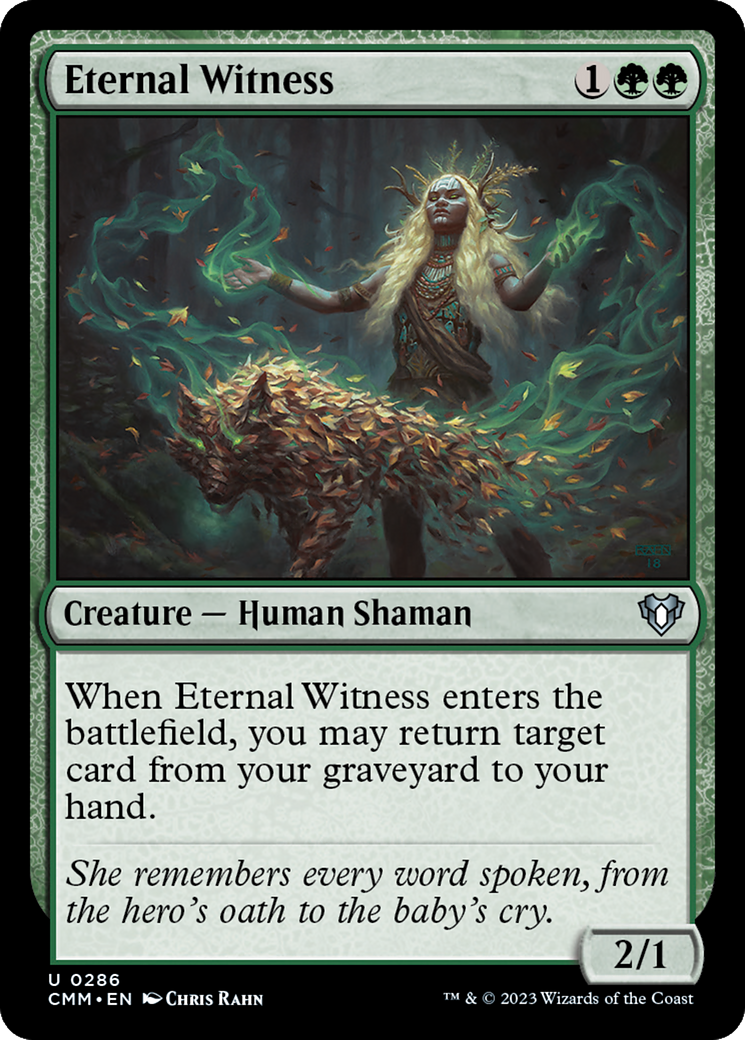 Eternal Witness [Commander Masters] | D20 Games