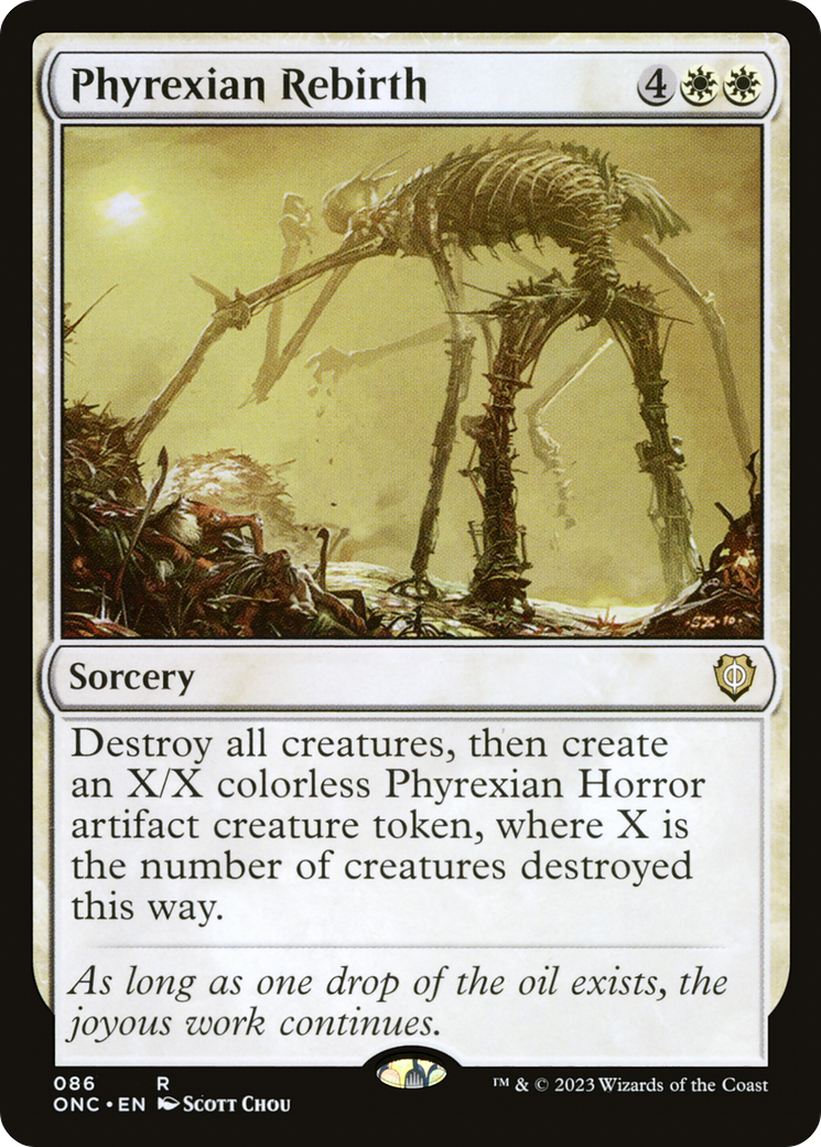 Phyrexian Rebirth [Phyrexia: All Will Be One Commander] | D20 Games