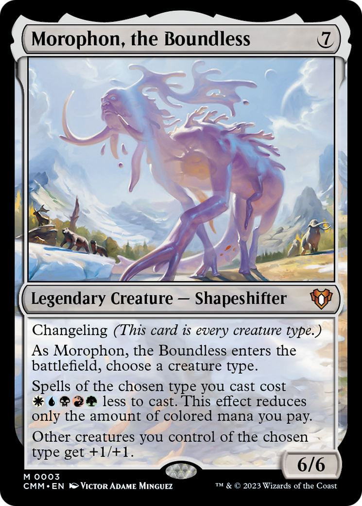 Morophon, the Boundless [Commander Masters] | D20 Games