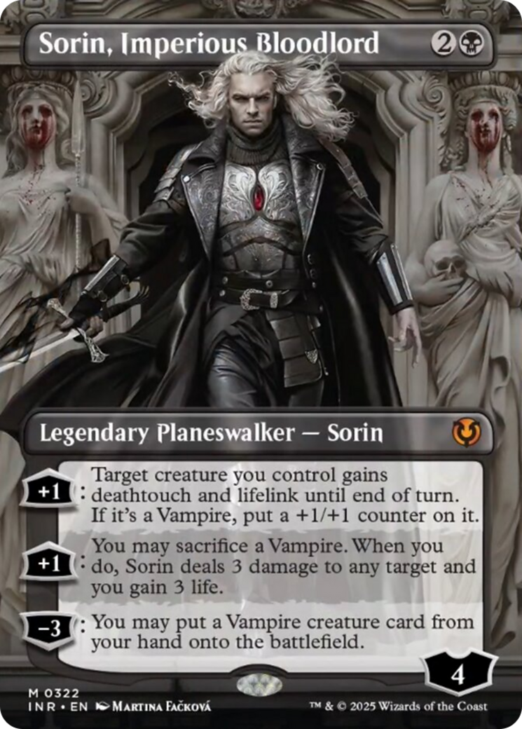 Sorin, Imperious Bloodlord (Borderless) [Innistrad Remastered] | D20 Games