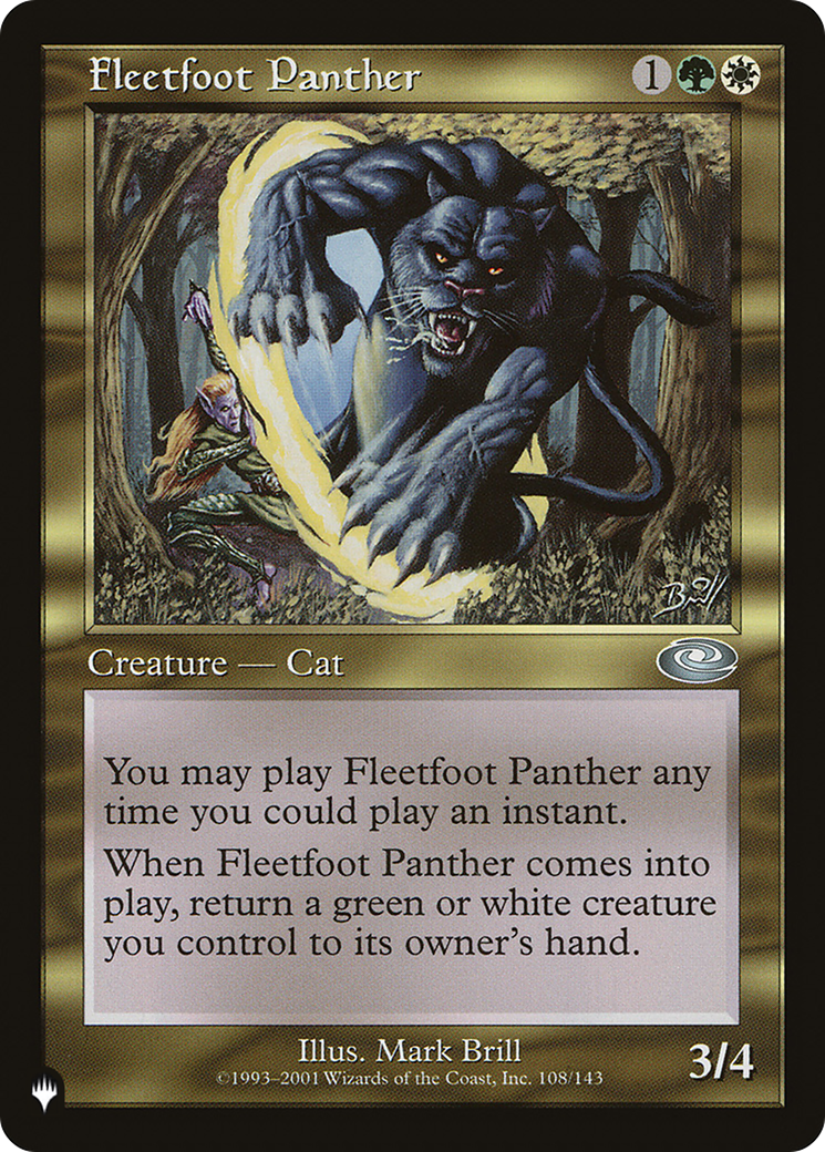 Fleetfoot Panther [The List] | D20 Games