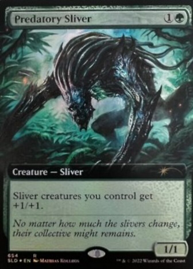 Predatory Sliver (Extended Art) [Secret Lair Drop Promos] | D20 Games