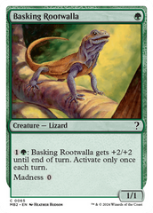 Basking Rootwalla (White Border) [Mystery Booster 2] | D20 Games