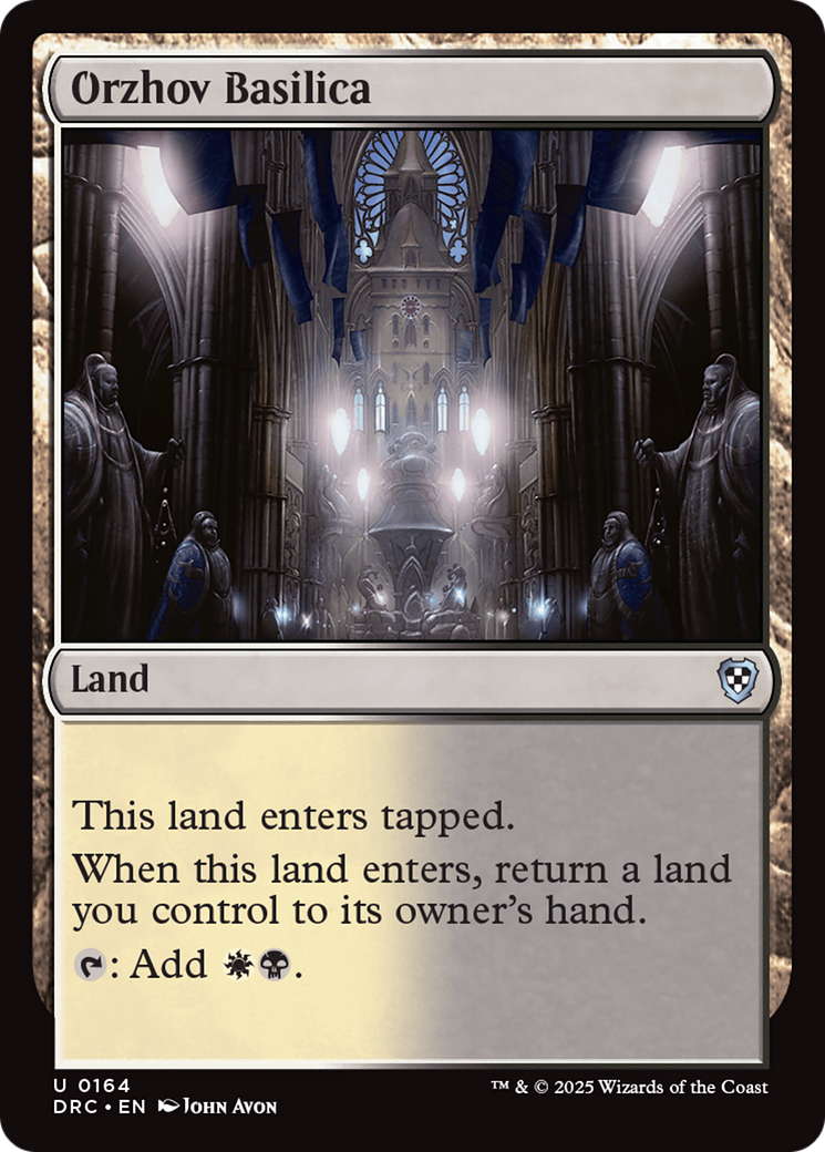 Orzhov Basilica [Aetherdrift Commander] | D20 Games