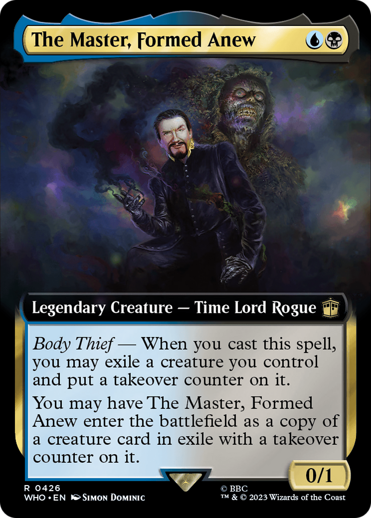 The Master, Formed Anew (Extended Art) [Doctor Who] | D20 Games