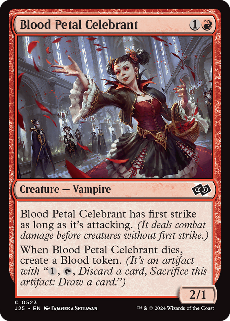 Blood Petal Celebrant [Foundations Jumpstart] | D20 Games