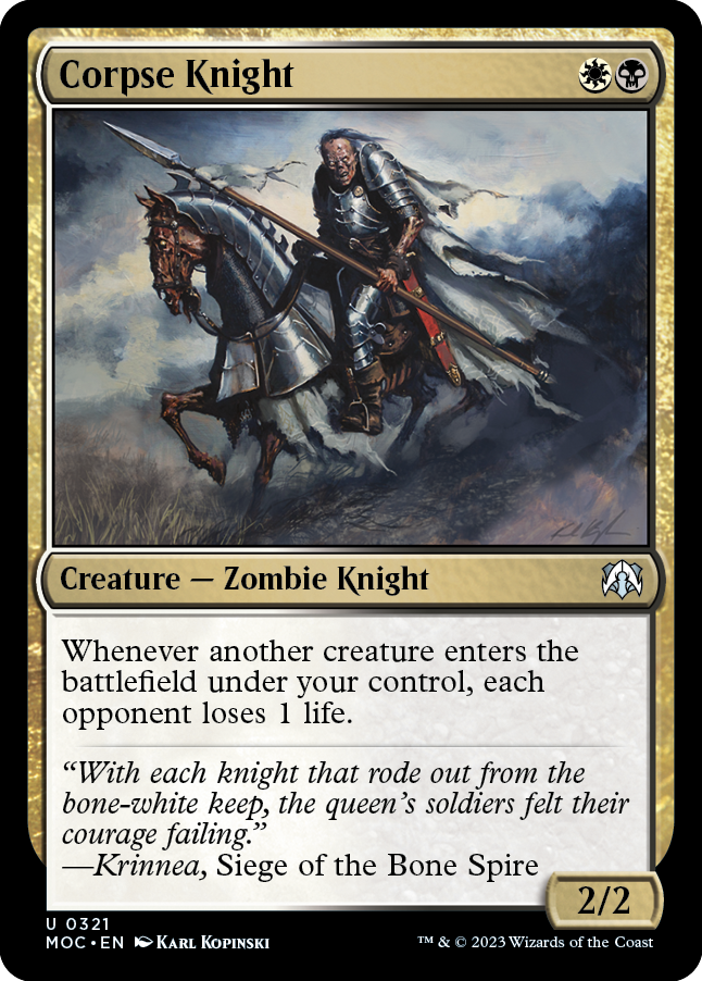 Corpse Knight [March of the Machine Commander] | D20 Games