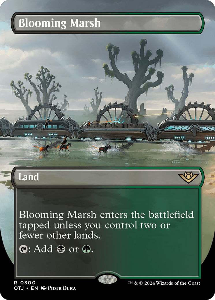 Blooming Marsh (Borderless) [Outlaws of Thunder Junction] | D20 Games