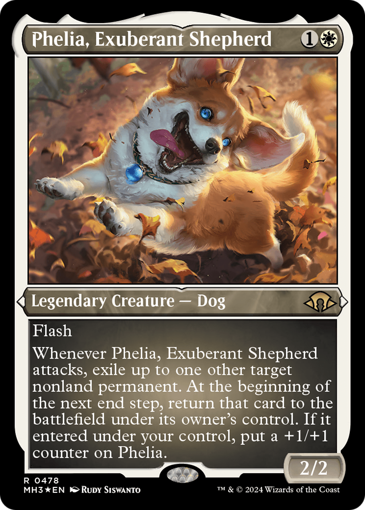 Phelia, Exuberant Shepherd (Foil Etched) [Modern Horizons 3] | D20 Games