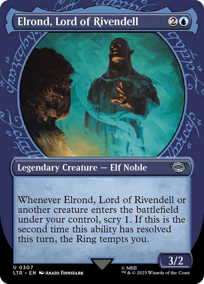 Elrond, Lord of Rivendell (Showcase Ring Frame) [The Lord of the Rings: Tales of Middle-Earth] | D20 Games