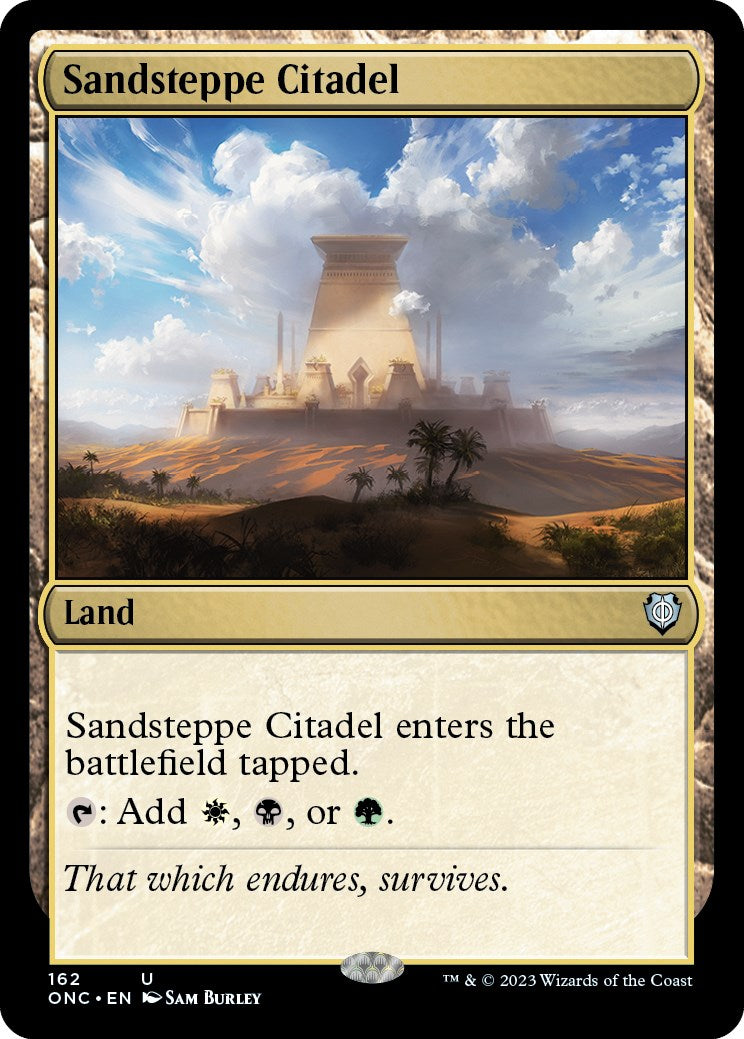 Sandsteppe Citadel [Phyrexia: All Will Be One Commander] | D20 Games