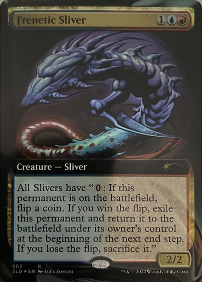 Frenetic Sliver (Extended Art) [Secret Lair Drop Promos] | D20 Games