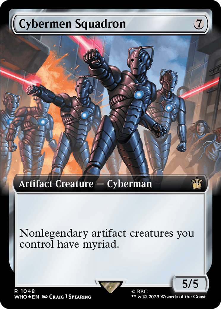 Cybermen Squadron (Extended Art) (Surge Foil) [Doctor Who] | D20 Games