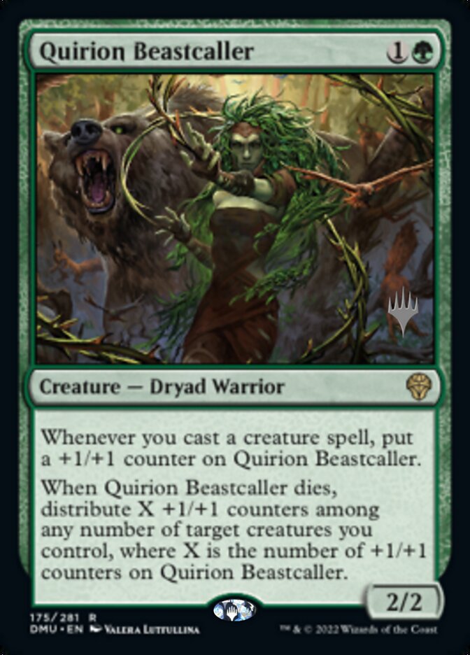 Quirion Beastcaller (Promo Pack) [Dominaria United Promos] | D20 Games