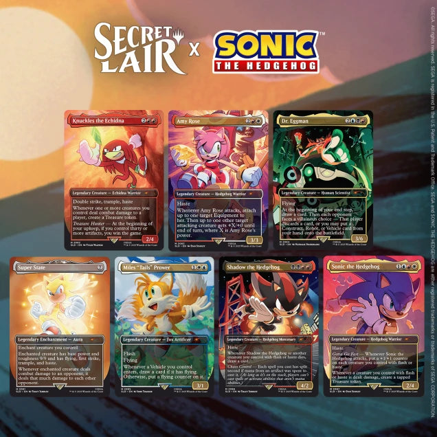 Secret Lair x Sonic: Friends & Foes | D20 Games