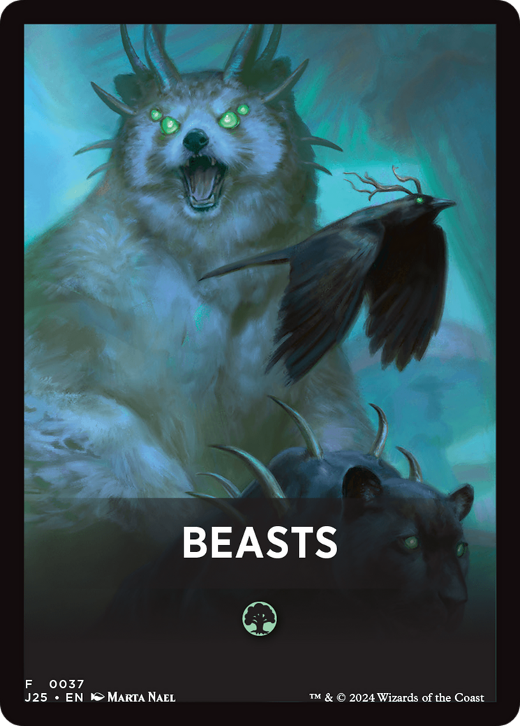 Beasts Theme Card [Foundations Jumpstart Front Cards] | D20 Games