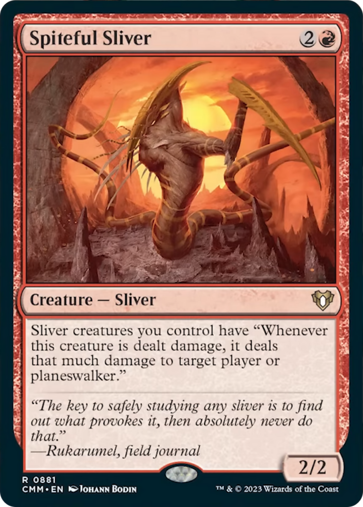 Spiteful Sliver [Commander Masters] | D20 Games