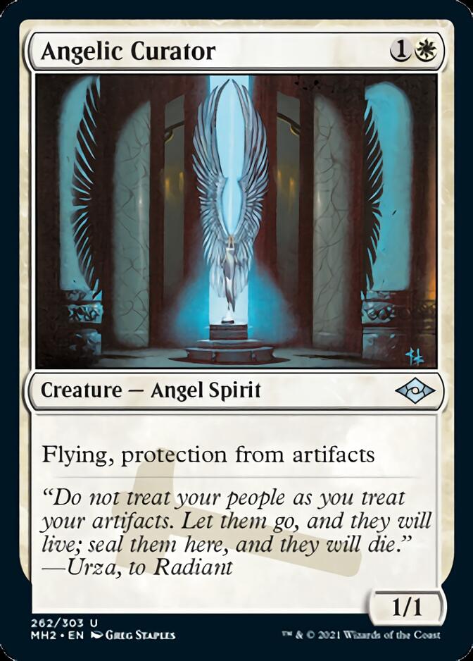 Angelic Curator (Foil Etched) [Modern Horizons 2] | D20 Games