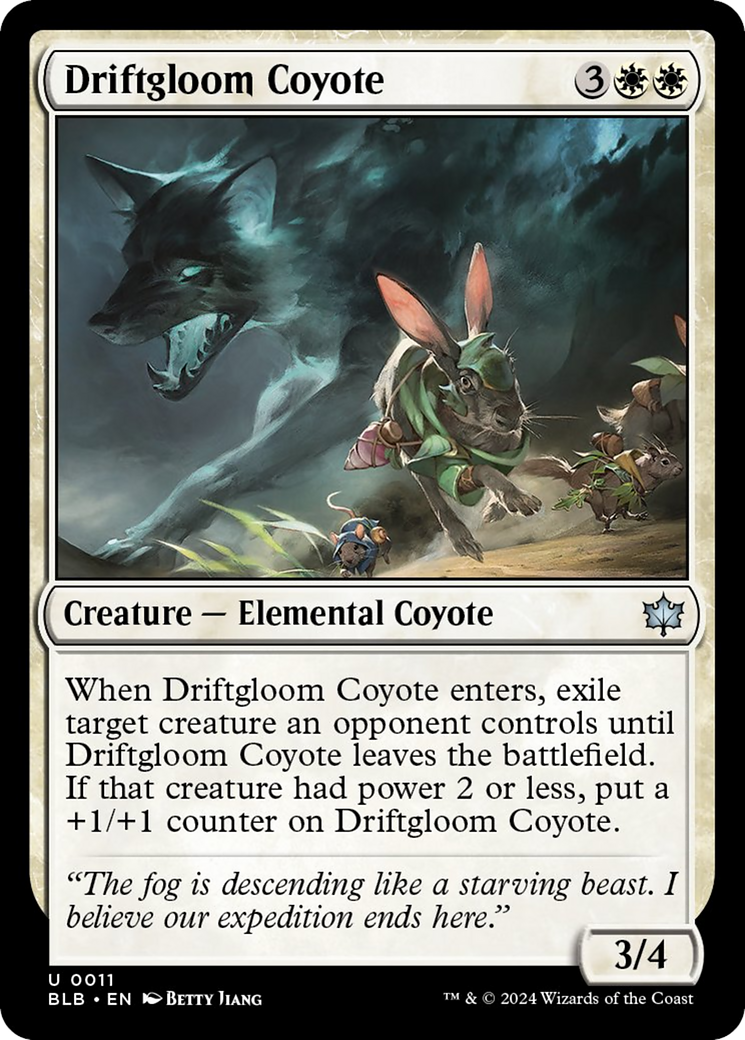 Driftgloom Coyote [Bloomburrow] | D20 Games