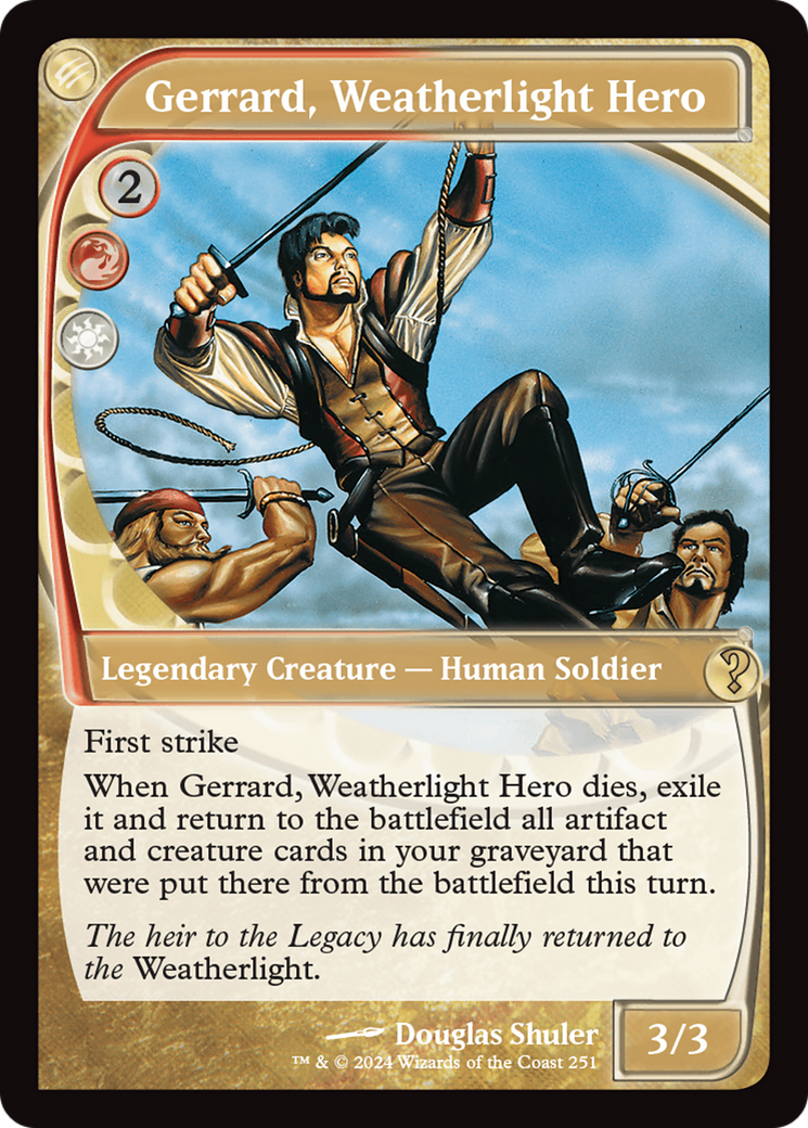 Gerrard, Weatherlight Hero (Future Sight) [Mystery Booster 2] | D20 Games